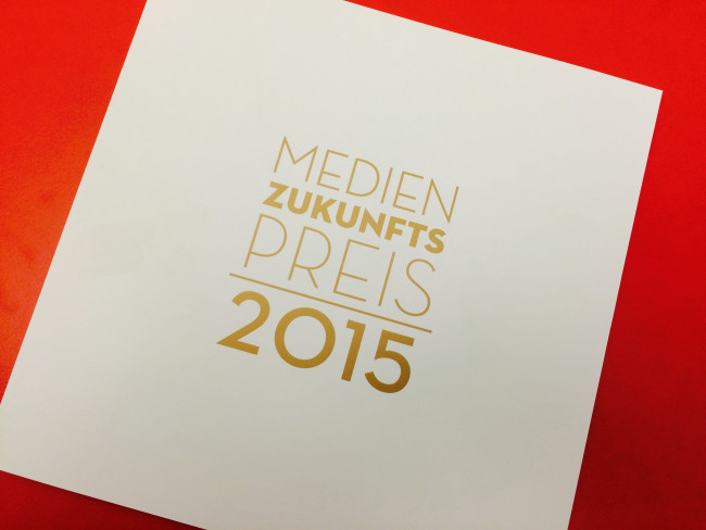 E&P unterstützt den Medien-Zukunftspreis 2015