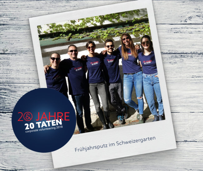 20 Jahre 20 Taten, Frühjahrsputz im Schweizergarten